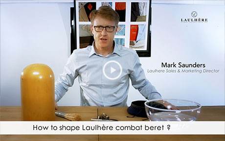 How to shape a Laulhère combat beret
